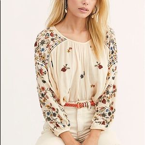 FREE PEOPLE WILDFLOWERS BLOUSE